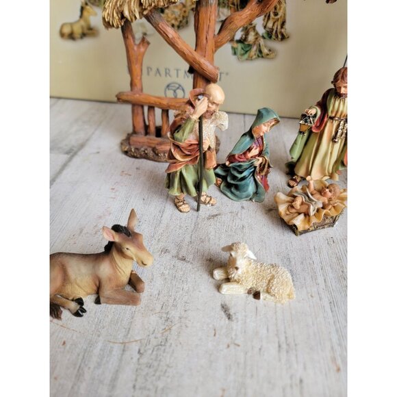 Dept 56 holy night nativity scene Xmas figure collectible decor set - Picture 12 of 14